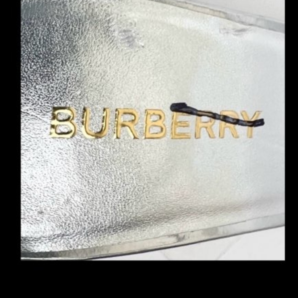 BURBERRY Darya Ankle Strap Sandal sz 10